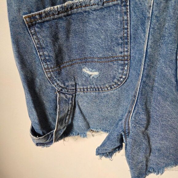 EUC LIKE NEW COTTON ON DENIM SHORTALL / SHORT OVERALL SIZE US 2 / XXS - Picture 9 of 16